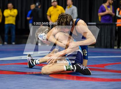 Thumbnail 2 in CIF State Boys Wrestling Championships (Second Round) photogallery.