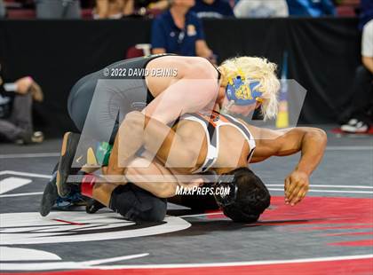 Thumbnail 2 in CIF State Boys Wrestling Championships (Second Round) photogallery.