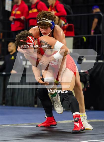 Thumbnail 2 in CIF State Boys Wrestling Championships (Second Round) photogallery.