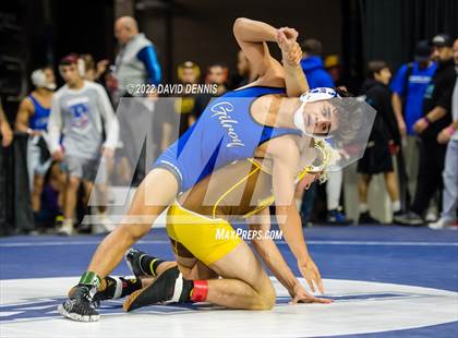 Thumbnail 1 in CIF State Boys Wrestling Championships (Second Round) photogallery.
