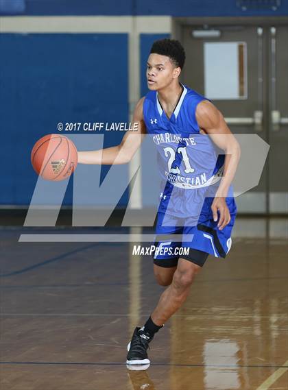 Thumbnail 3 in Charlotte Christian vs Goose Creek (Rotary Roundball Classic) photogallery.