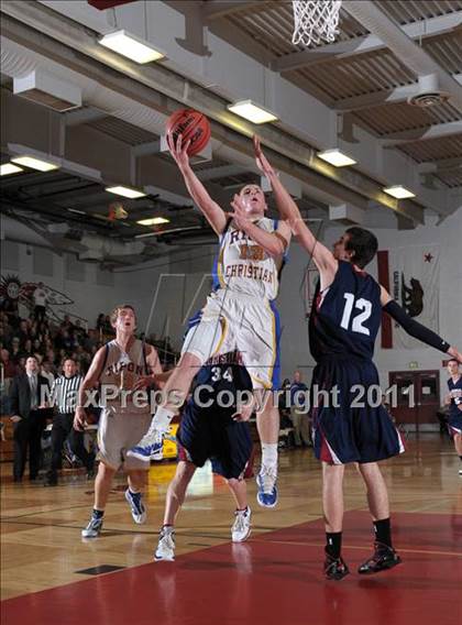Thumbnail 3 in Ripon Christian vs. Vacaville Christian (CIF SJS D5 Semifinals) photogallery.