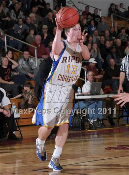 Thumbnail 2 in Ripon Christian vs. Vacaville Christian (CIF SJS D5 Semifinals) photogallery.