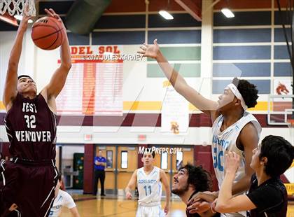 Thumbnail 1 in Adelson vs West Wendover (NIAA 2A Semifinal Playoff) photogallery.