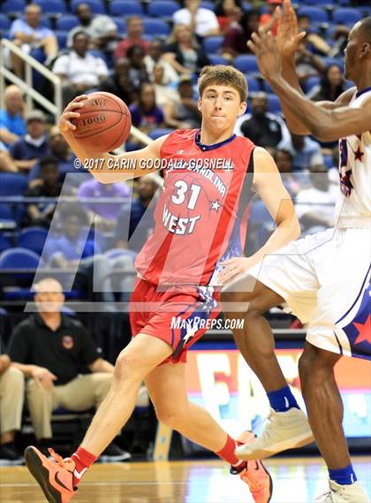 Thumbnail 3 in NCCA East vs. West All-Star Basketball photogallery.