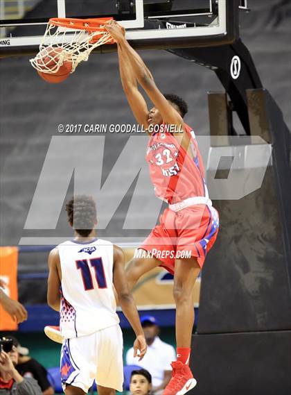 Thumbnail 1 in NCCA East vs. West All-Star Basketball photogallery.