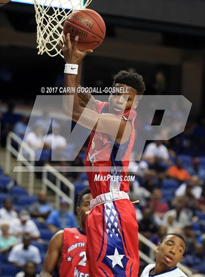 Thumbnail 3 in NCCA East vs. West All-Star Basketball photogallery.