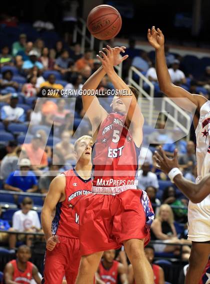 Thumbnail 1 in NCCA East vs. West All-Star Basketball photogallery.