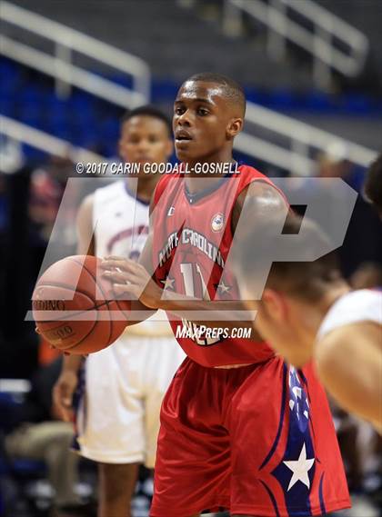 Thumbnail 2 in NCCA East vs. West All-Star Basketball photogallery.