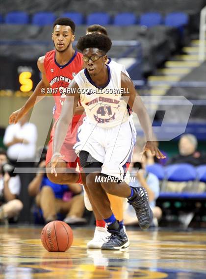 Thumbnail 3 in NCCA East vs. West All-Star Basketball photogallery.