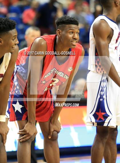 Thumbnail 3 in NCCA East vs. West All-Star Basketball photogallery.