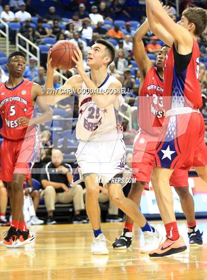 Thumbnail 3 in NCCA East vs. West All-Star Basketball photogallery.