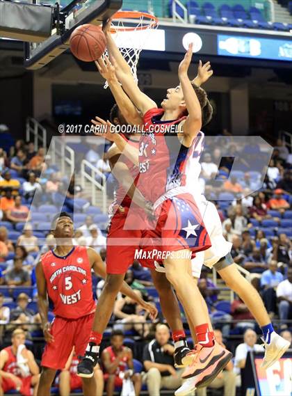 Thumbnail 2 in NCCA East vs. West All-Star Basketball photogallery.