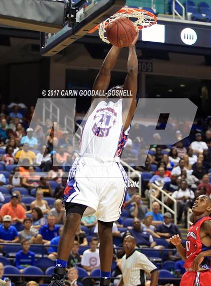 Thumbnail 2 in NCCA East vs. West All-Star Basketball photogallery.