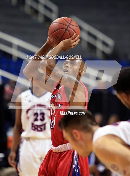 Thumbnail 3 in NCCA East vs. West All-Star Basketball photogallery.