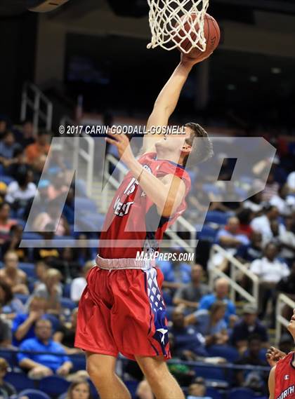 Thumbnail 3 in NCCA East vs. West All-Star Basketball photogallery.