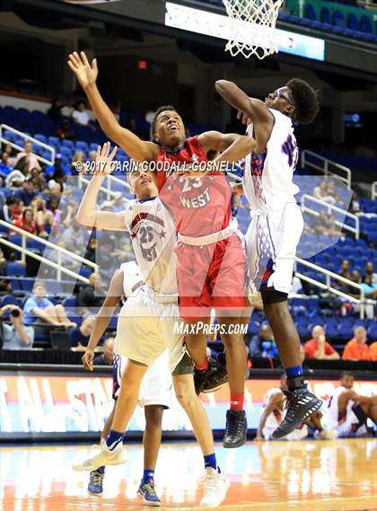 Thumbnail 1 in NCCA East vs. West All-Star Basketball photogallery.