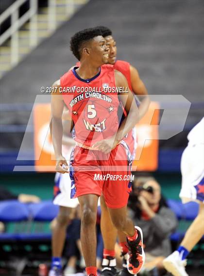 Thumbnail 3 in NCCA East vs. West All-Star Basketball photogallery.