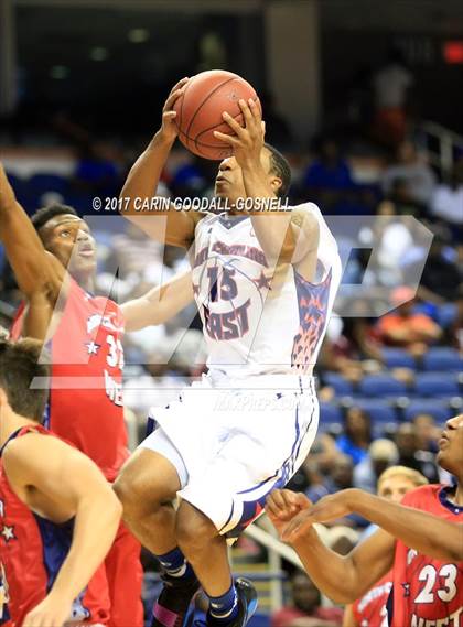 Thumbnail 1 in NCCA East vs. West All-Star Basketball photogallery.