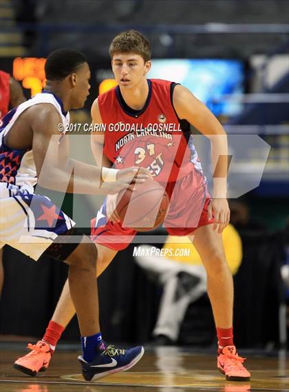 Thumbnail 3 in NCCA East vs. West All-Star Basketball photogallery.
