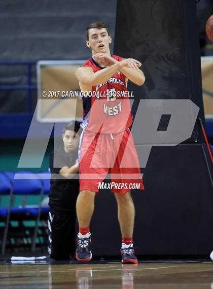 Thumbnail 2 in NCCA East vs. West All-Star Basketball photogallery.