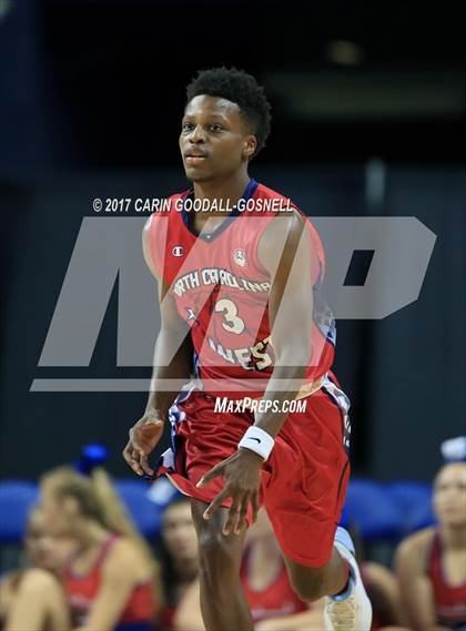 Thumbnail 3 in NCCA East vs. West All-Star Basketball photogallery.
