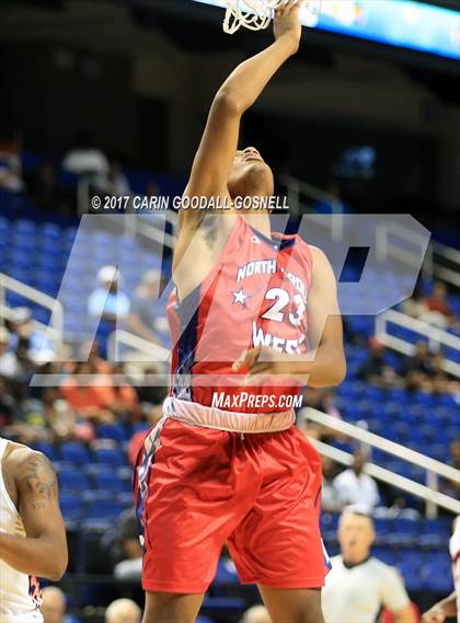 Thumbnail 2 in NCCA East vs. West All-Star Basketball photogallery.