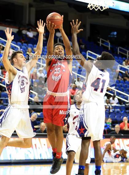 Thumbnail 3 in NCCA East vs. West All-Star Basketball photogallery.