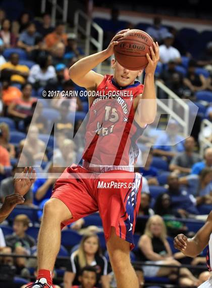 Thumbnail 3 in NCCA East vs. West All-Star Basketball photogallery.