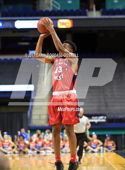 Thumbnail 2 in NCCA East vs. West All-Star Basketball photogallery.
