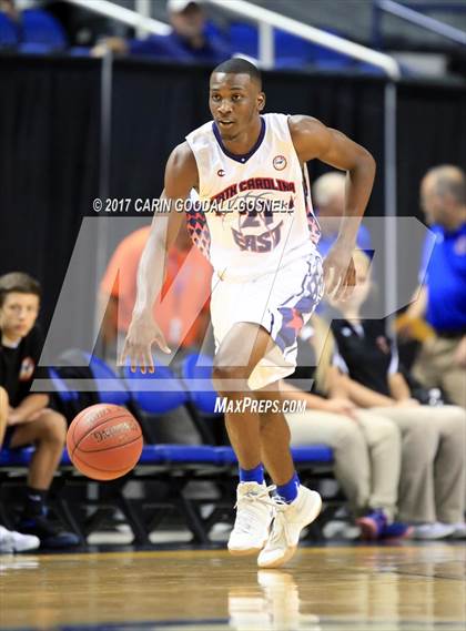 Thumbnail 3 in NCCA East vs. West All-Star Basketball photogallery.