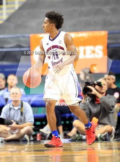 Thumbnail 2 in NCCA East vs. West All-Star Basketball photogallery.