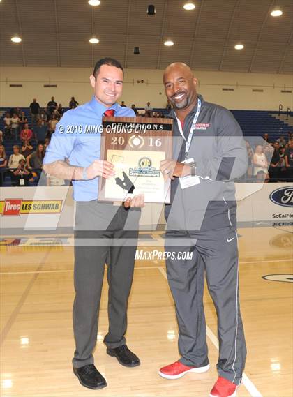 Thumbnail 2 in Crossroads vs. Woodcrest Christian (CIF SS D6 Final) photogallery.
