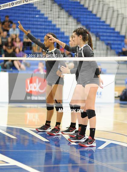 Thumbnail 2 in Crossroads vs. Woodcrest Christian (CIF SS D6 Final) photogallery.