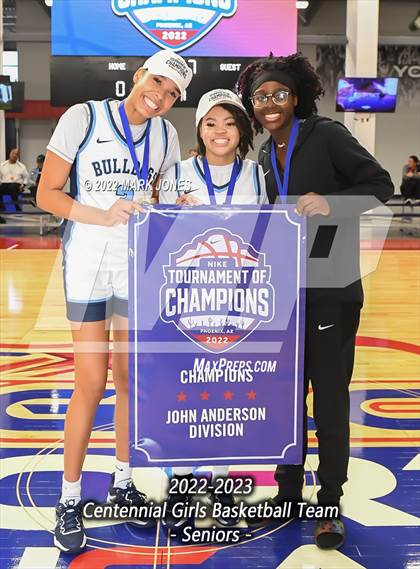 Thumbnail 2 in Carondelet vs. Centennial (Nike Tournament of Champions) - John Anderson Division Championship photogallery.