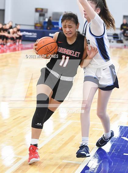 Thumbnail 3 in Carondelet vs. Centennial (Nike Tournament of Champions) - John Anderson Division Championship photogallery.