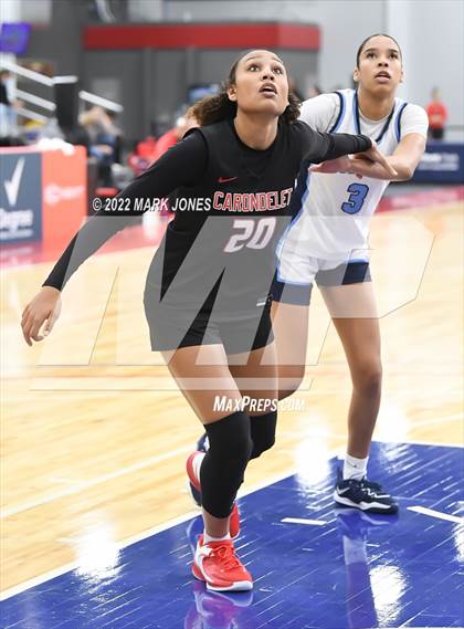 Thumbnail 1 in Carondelet vs. Centennial (Nike Tournament of Champions) - John Anderson Division Championship photogallery.