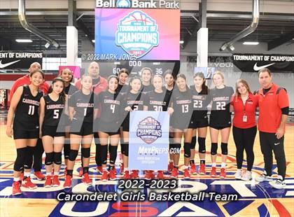 Thumbnail 3 in Carondelet vs. Centennial (Nike Tournament of Champions) - John Anderson Division Championship photogallery.