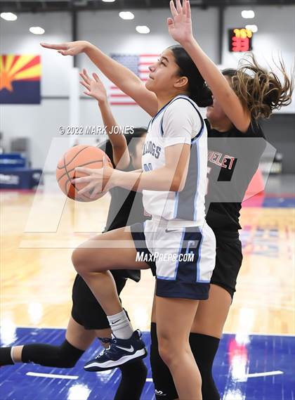 Thumbnail 2 in Carondelet vs. Centennial (Nike Tournament of Champions) - John Anderson Division Championship photogallery.