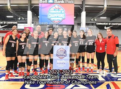 Thumbnail 1 in Carondelet vs. Centennial (Nike Tournament of Champions) - John Anderson Division Championship photogallery.