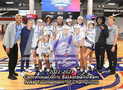 Thumbnail 3 in Carondelet vs. Centennial (Nike Tournament of Champions) - John Anderson Division Championship photogallery.