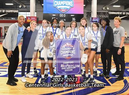 Thumbnail 3 in Carondelet vs. Centennial (Nike Tournament of Champions) - John Anderson Division Championship photogallery.