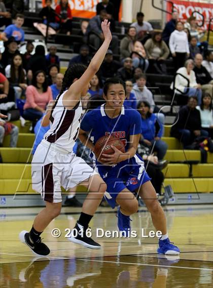 Thumbnail 2 in St. Joseph Notre Dame vs. Eastside College Prep (CIF NorCal Regional D5 Final) photogallery.