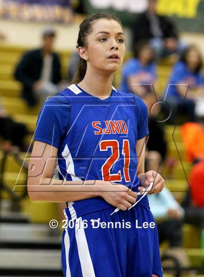 Thumbnail 2 in St. Joseph Notre Dame vs. Eastside College Prep (CIF NorCal Regional D5 Final) photogallery.
