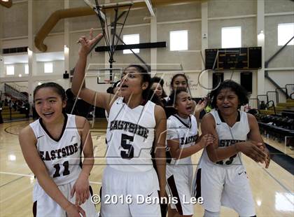 Thumbnail 2 in St. Joseph Notre Dame vs. Eastside College Prep (CIF NorCal Regional D5 Final) photogallery.