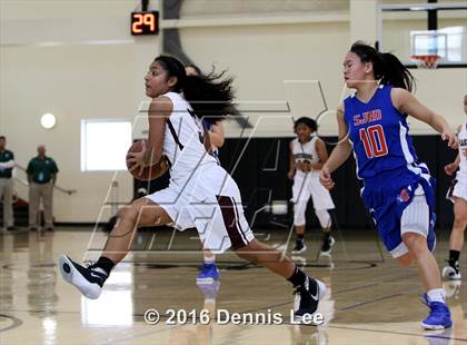 Thumbnail 2 in St. Joseph Notre Dame vs. Eastside College Prep (CIF NorCal Regional D5 Final) photogallery.
