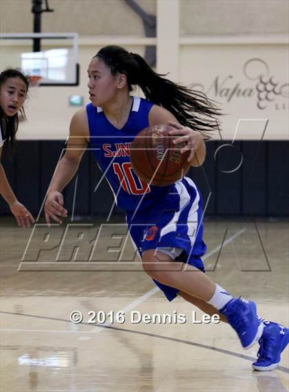 Thumbnail 1 in St. Joseph Notre Dame vs. Eastside College Prep (CIF NorCal Regional D5 Final) photogallery.