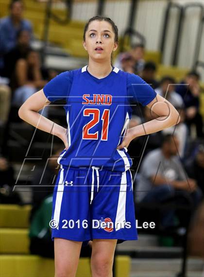 Thumbnail 3 in St. Joseph Notre Dame vs. Eastside College Prep (CIF NorCal Regional D5 Final) photogallery.