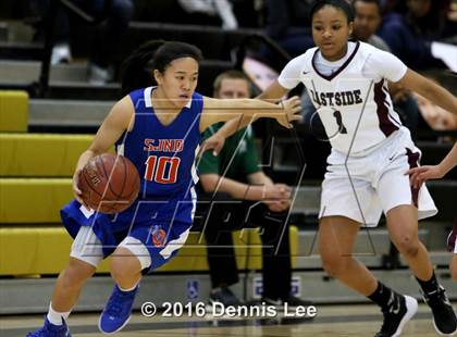 Thumbnail 3 in St. Joseph Notre Dame vs. Eastside College Prep (CIF NorCal Regional D5 Final) photogallery.