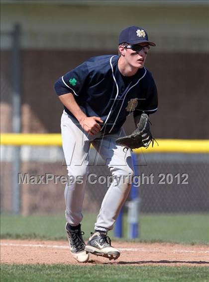 Thumbnail 3 in Notre Dame vs. Oakfield-Alabama (Rotary Tournament) photogallery.